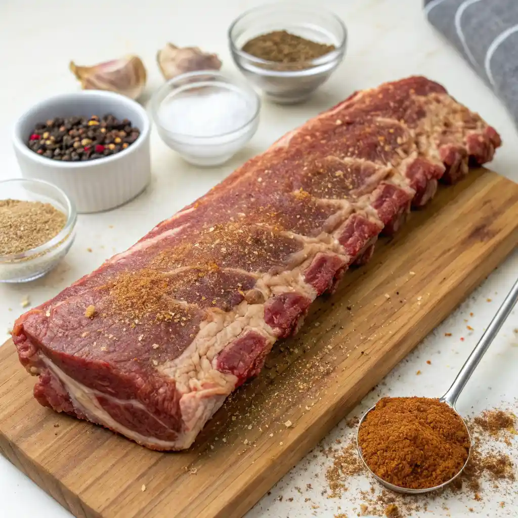 Recipe ingredients for Beef Back Ribs Recipe
