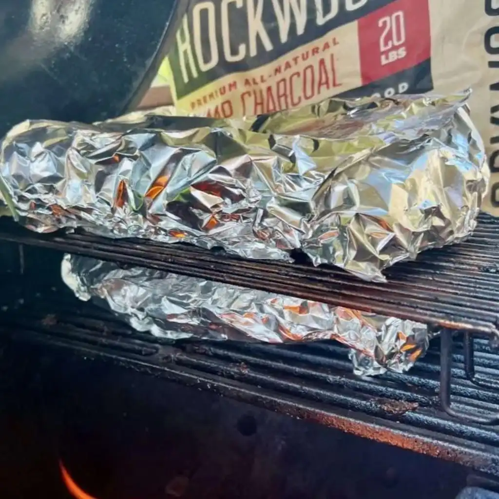 Recipe for beef Back ribs wrapped in aluminum foil in the oven
