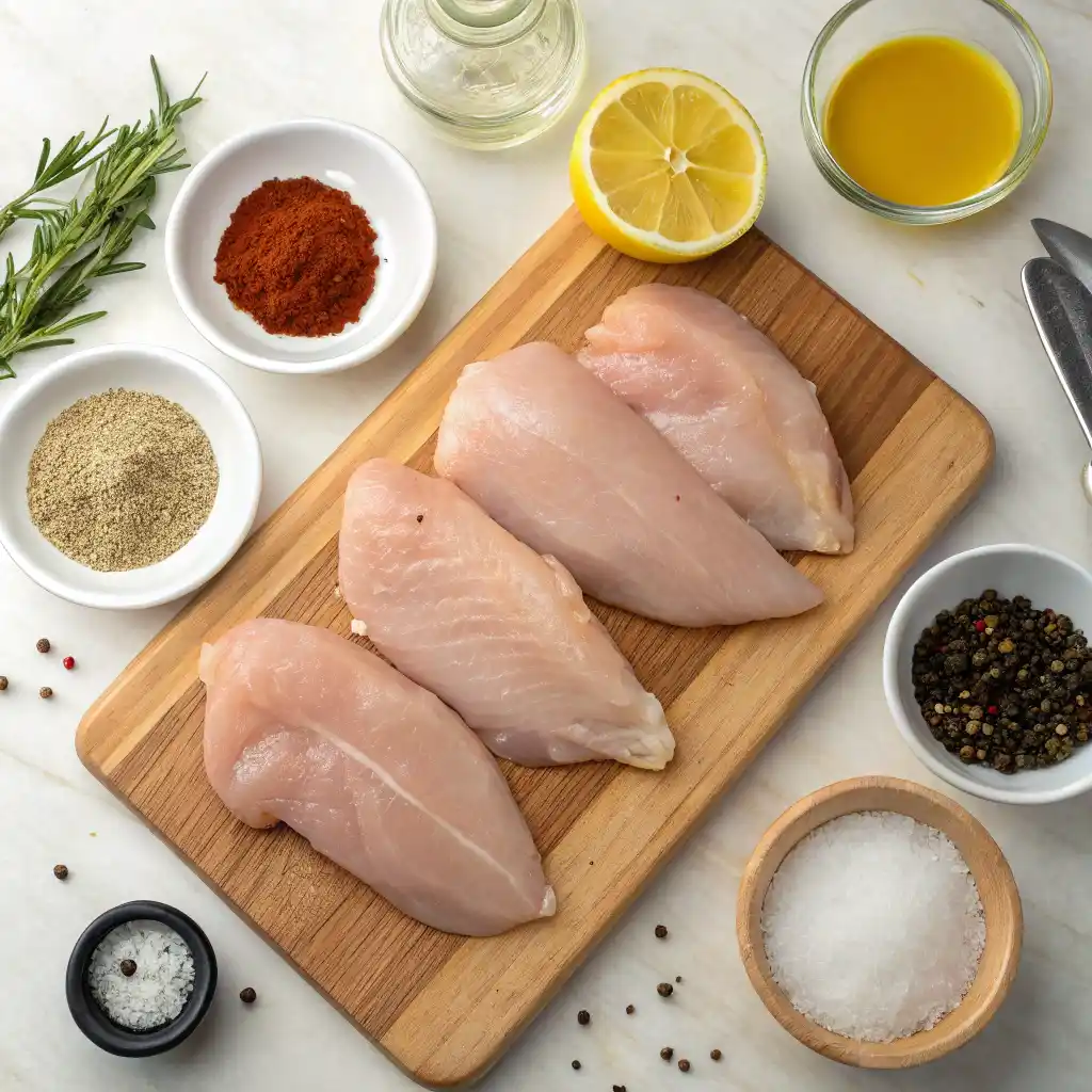 Ingredients List for Thin Chicken Breast Recipe