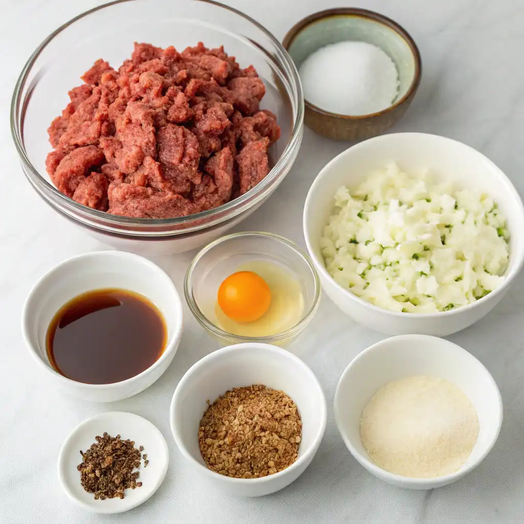 ingredient for Smoked Meatloaf Recipe