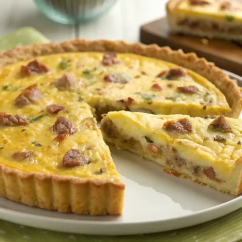 Sausage quiche recipe