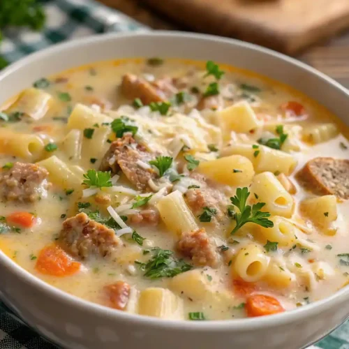 Great image! That’s a perfect visual for your Creamy Parmesan Italian Sausage Soup post — it looks rich, hearty, and delicious.