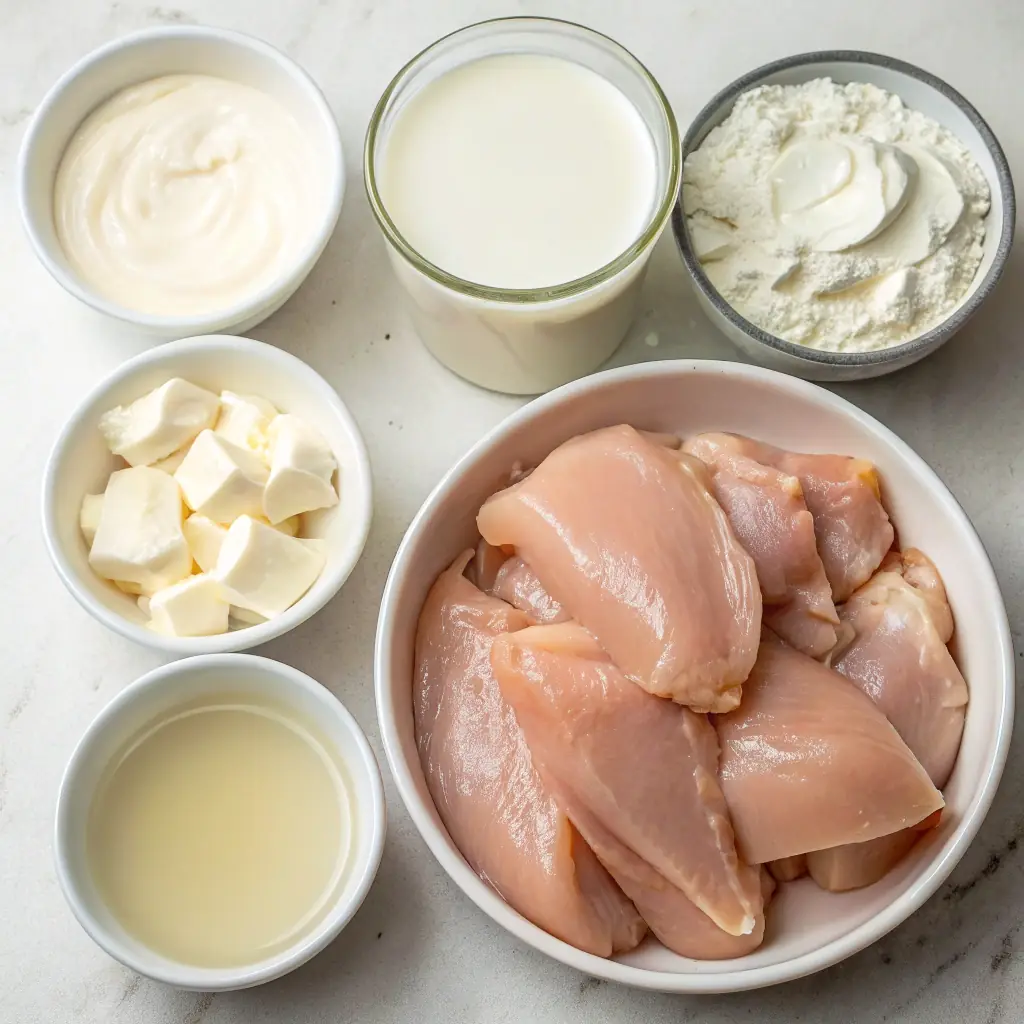 Ingredients List Crock Pot Creamy Chicken Parmesan Soup