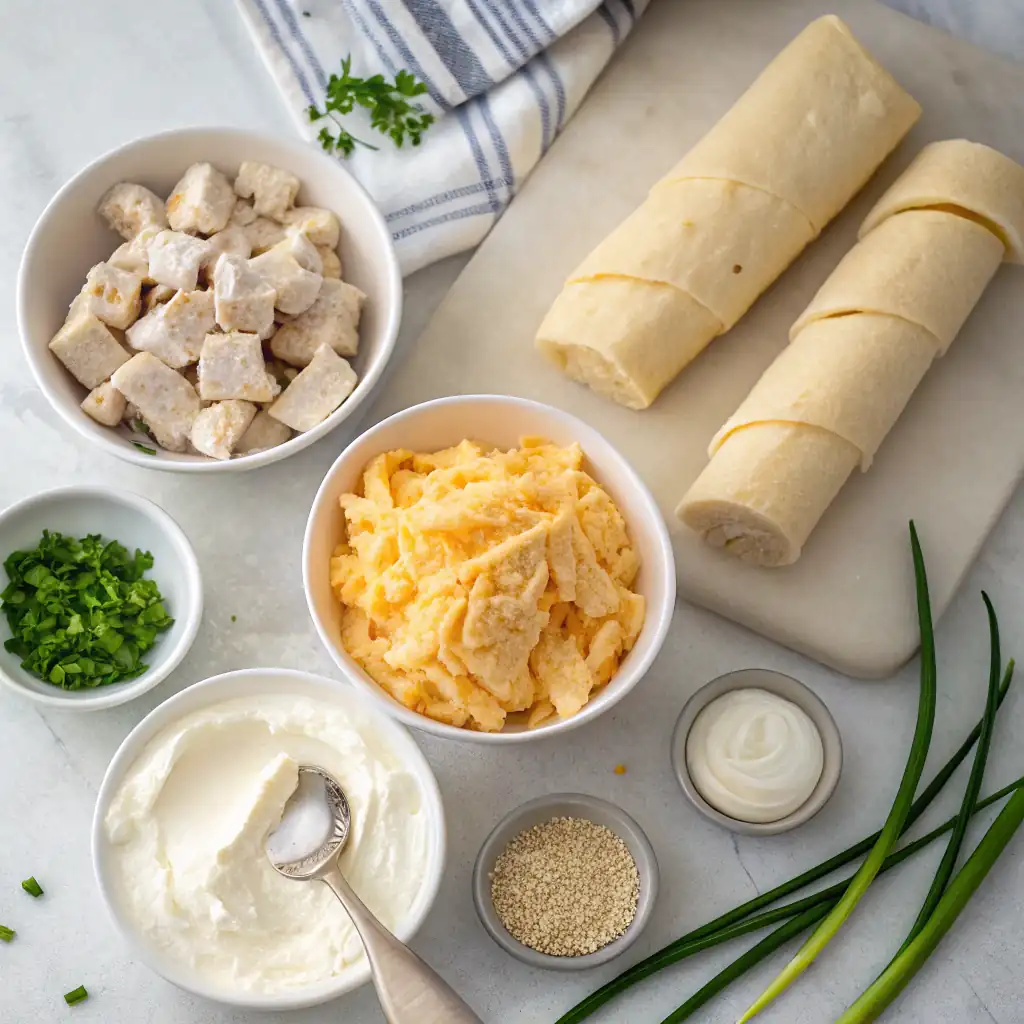 Chicken Stuffed Crescent Rolls