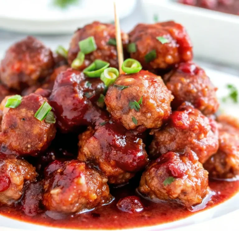 How to Make Cranberry Jalapeno Meatballs sweet and spicy
