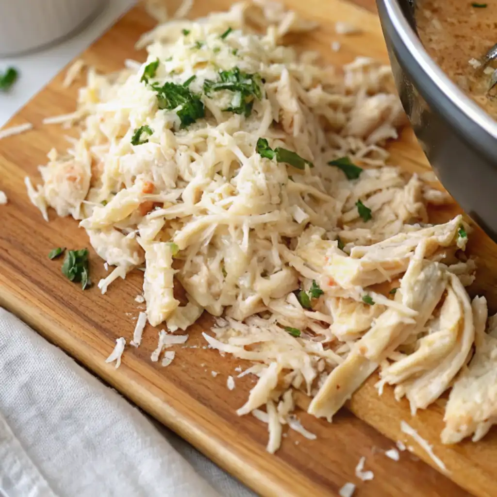 Crock Pot Creamy Chicken Parmesan Soup