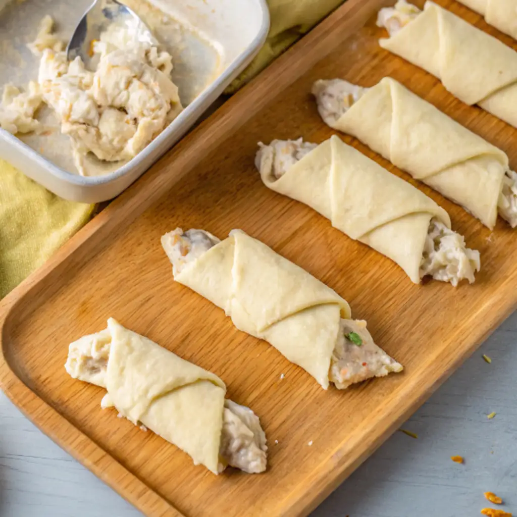 Chicken Stuffed Crescent Rolls