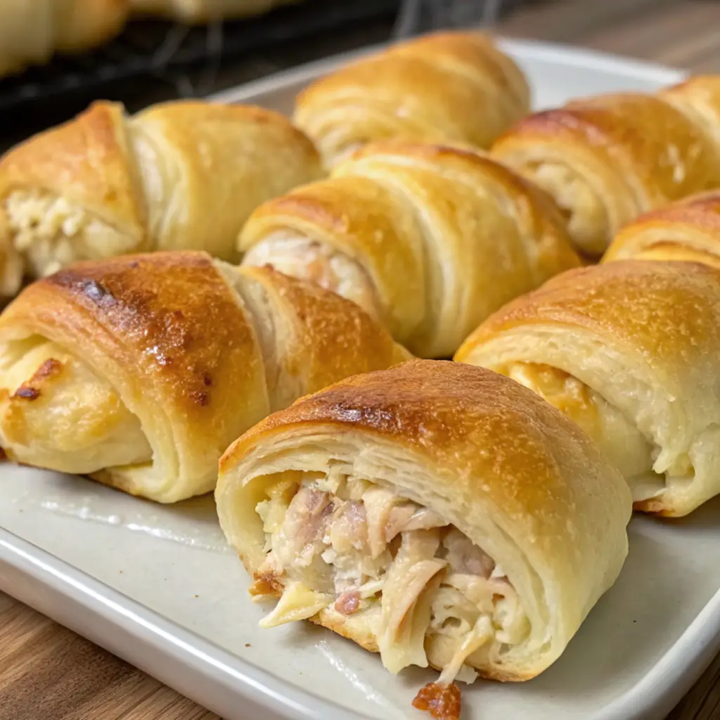 Chicken Stuffed Crescent Rolls