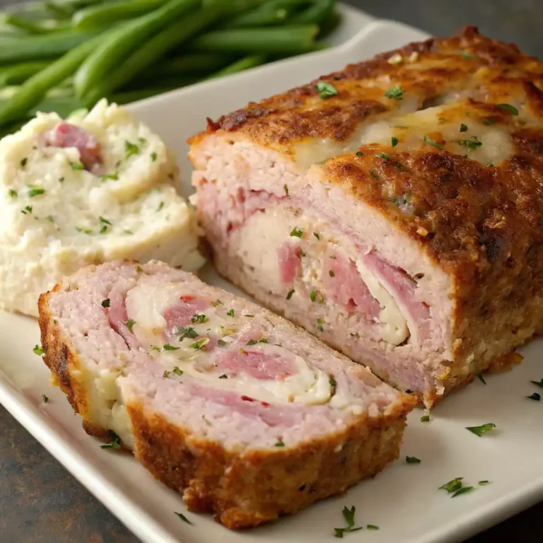 How to Make Chicken Cordon Bleu Meatloaf recipe