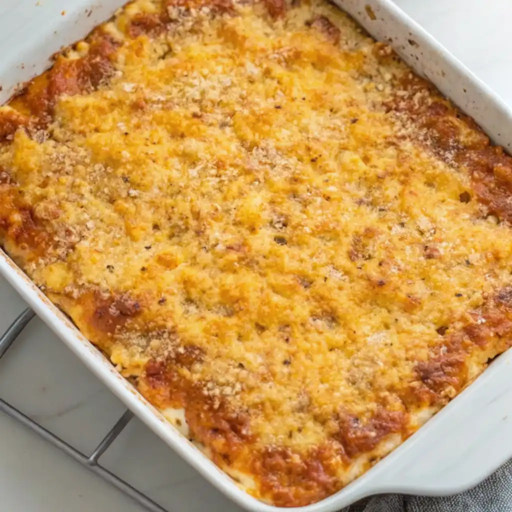 Mac and Cheese Meatloaf Casserole