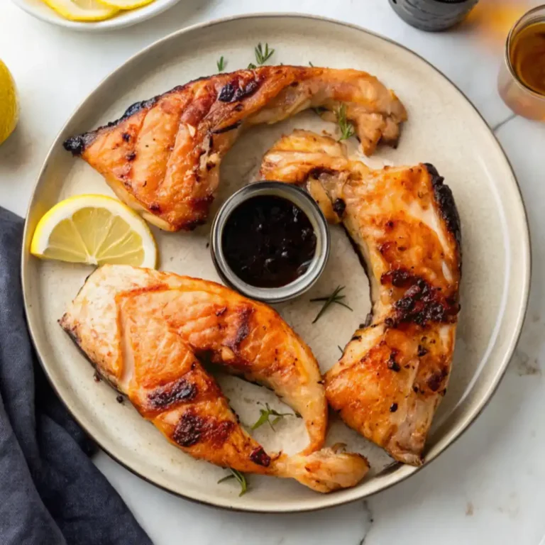 Ready to Serve: Broiled Salmon Kama